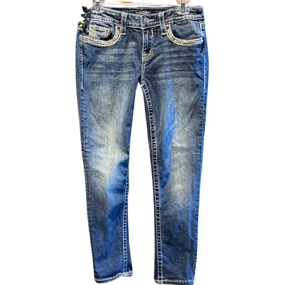 Vigoss Heritage Fit Capri S4 L25 Dark Was Denim